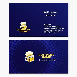 Beer Business Card Template