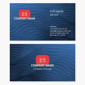 Crab Logo | Seafood Restaurant Business Card Template