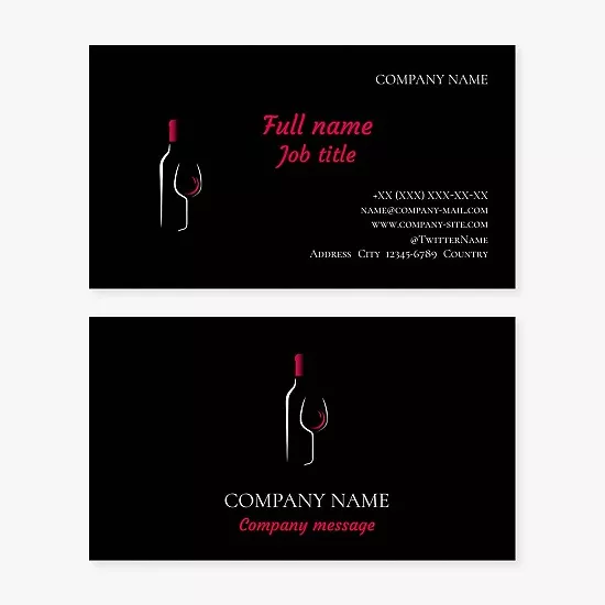 Wine Business Card