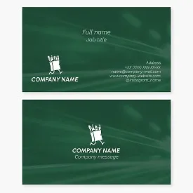 Business card template. Product delivery.