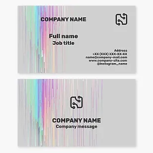 Business card template. Abstract. Electronic equipment and devices. Letter H.
