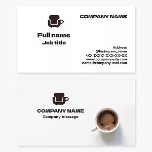 Coffee Business Card Template