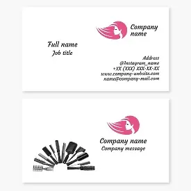 Hair Beauty Salon Business Card Template