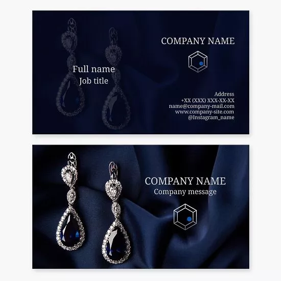 Jewelry Business Card Template