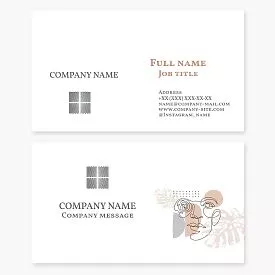 Abstract Business Card Template