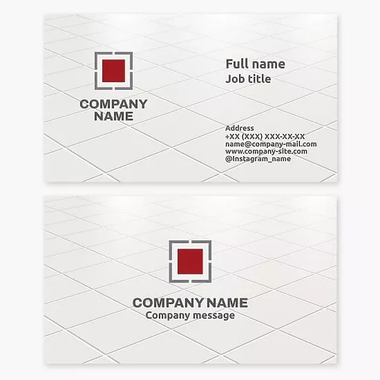 Tile Setter Tiler Business Card Template