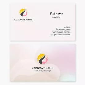 Hair Beauty Salon Business Card Template