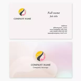 Hair Beauty Salon Business Card Template