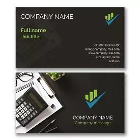 Finance Stock Market Business Card 