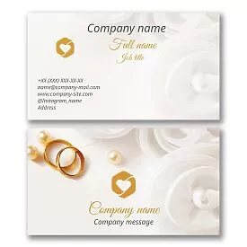 Wedding RIng Business Card