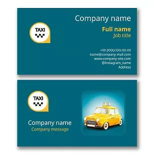 Taxi Busiess Card