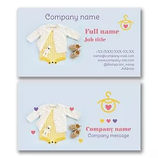 Baby Apparel Business Card