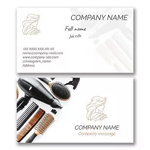 Hair Salon Business Card