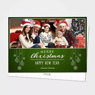 Green Christmas/ New Years Card!