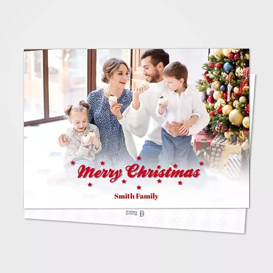 White Fancy Christmas Card