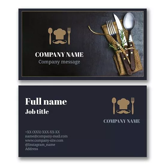 Restaurant Business Card