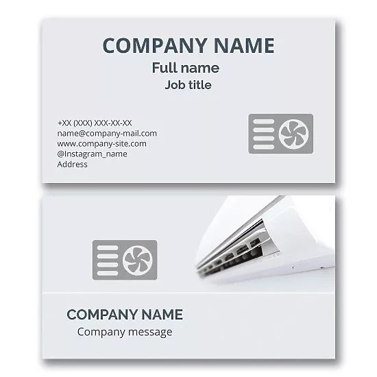 HVAC Business Card Template