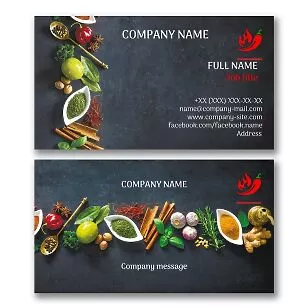 Restaurant Business Card