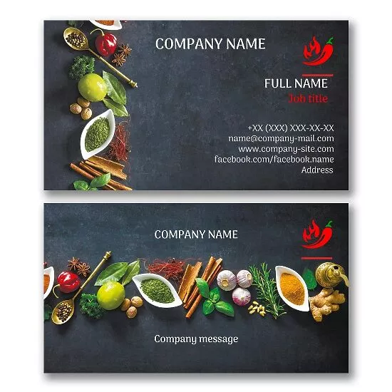 Restaurant Business Card