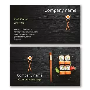 Sushi Business Card