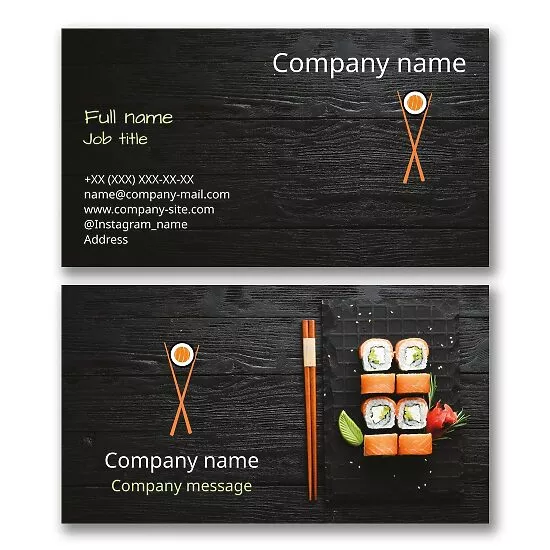 Sushi Business Card