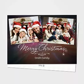 Black Stylish Christmas Card