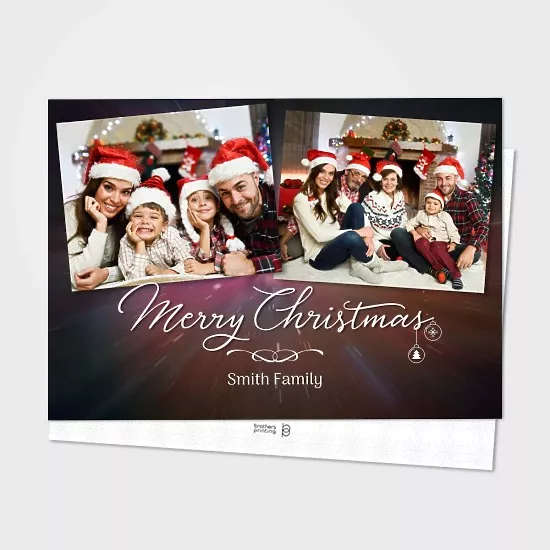 Black Stylish Christmas Card