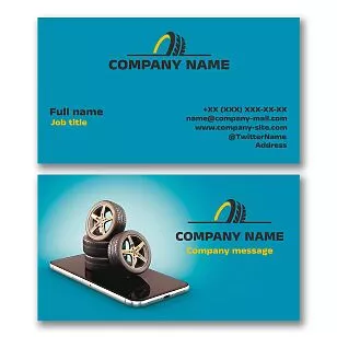 Wheel Service Business Card