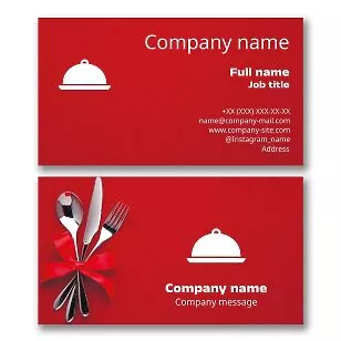 Restaurant Business Card