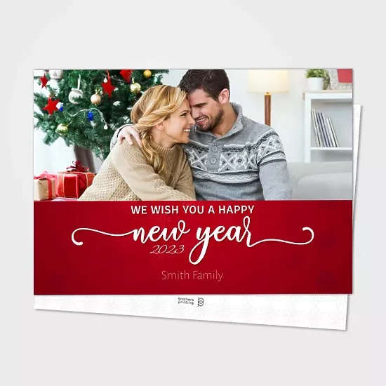 Red New Year Card