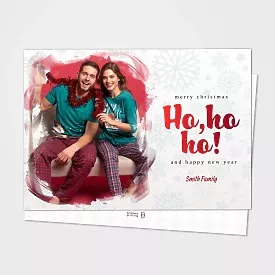 "Ho ho, ho!" Santa's Greeting Card