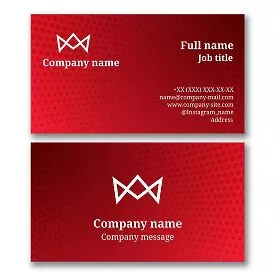 Red Polka Dot Business Card