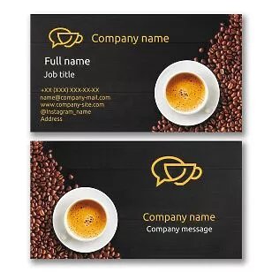 Coffee Business Card Template