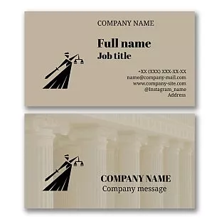 Brown Business Card Template