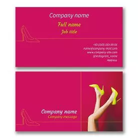 Footwear Business Card Template