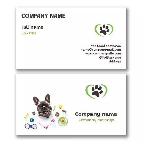 Pet Care Business Card