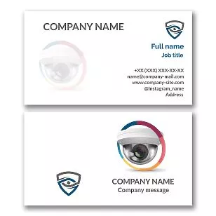 Security Camera Business Card