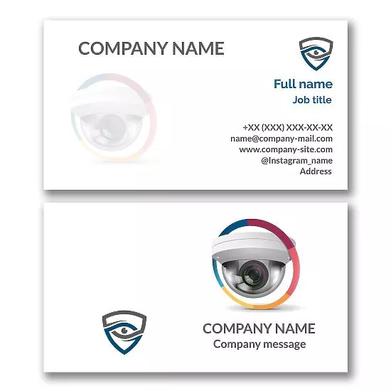 Security Camera Business Card