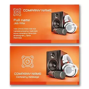 Audio Components Business Card