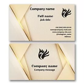 Black Swan Logo Business Card