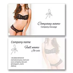 Lingerie Business Card