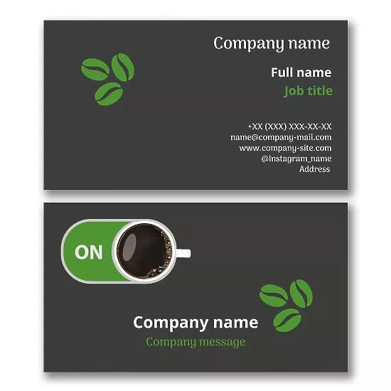 Coffee Business Card 