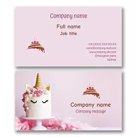 Cake Shop Business Card