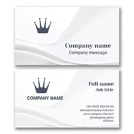 Crown Logo Business Card