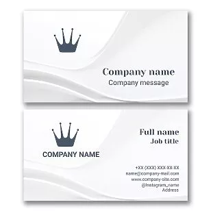 Crown Logo Business Card