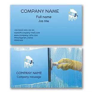 Window Cleaning Business Card