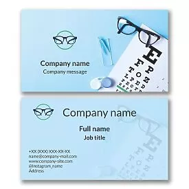 Optometrist Business Card