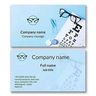 Optometrist Business Card