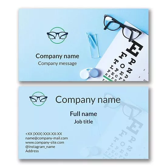 Optometrist Business Card