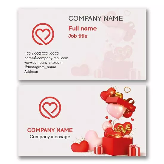 Gift Box Business Card